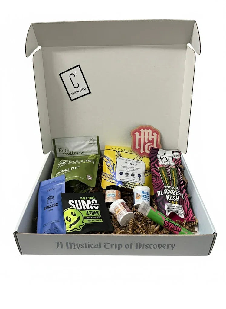 Monthly Mystery Hot Box - Flower and Edibles Coastal Hemp Co Coastal Hemp Co