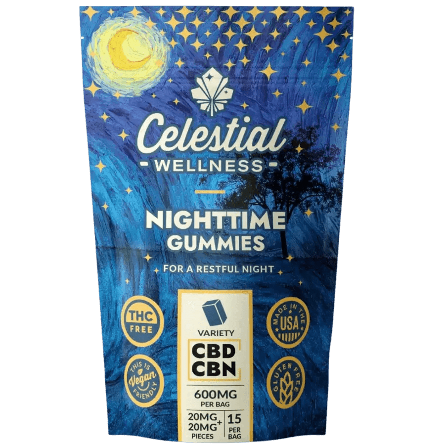 Nighttime Gummies - CBN/CBD Vegan Gluten Free - Coastal Hemp Co - Coastal Hemp Co