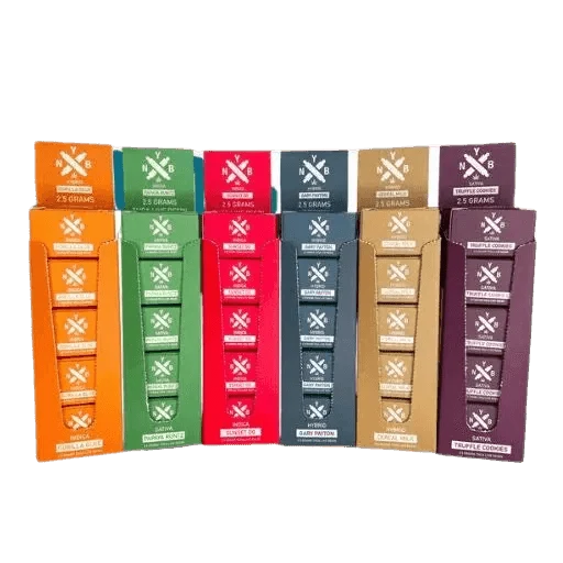 NYB THCA Live Resin Dabs 99% 2.5g | Display (5-Pack) - Coastal Hemp Co