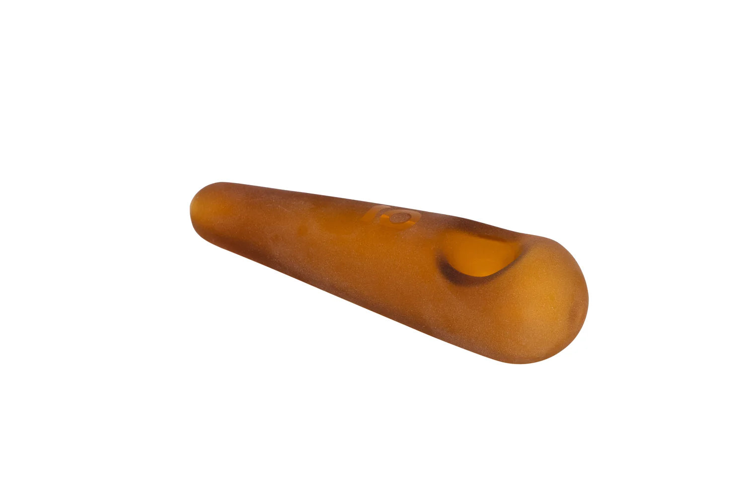 ONGROK Teardrop Sandblasted Glass Spoon Pipe 4" Ongrok Coastal Hemp Co