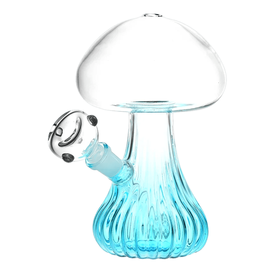 Pluming Mushroom Glass Water Pipe | 7" | 14mm F Seshgear Coastal Hemp Co