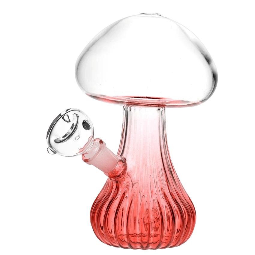 Pluming Mushroom Glass Water Pipe | 7" | 14mm F Seshgear Coastal Hemp Co