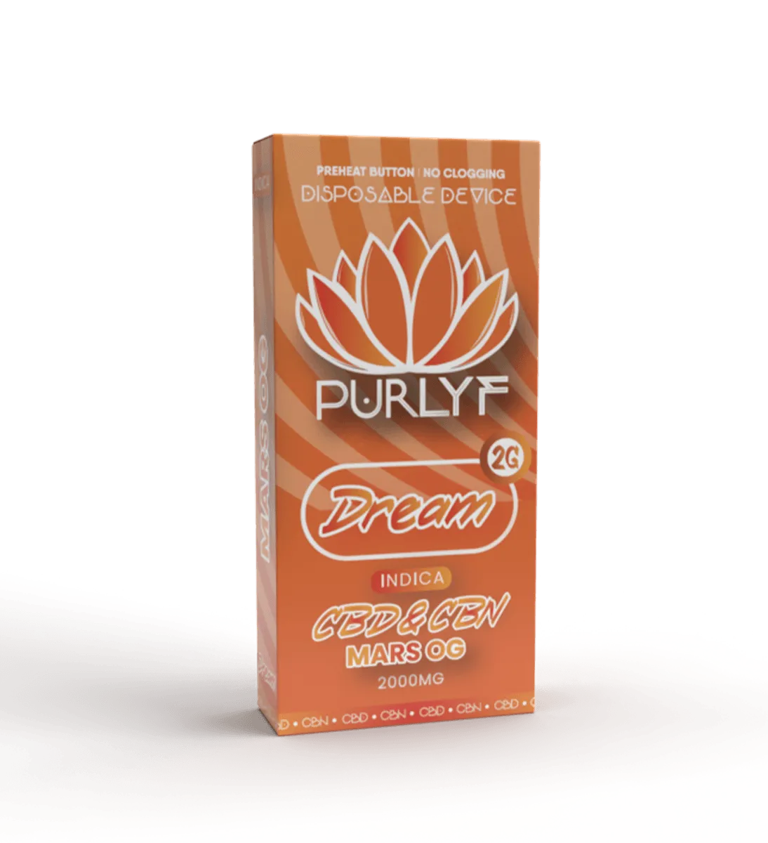 Purlyf Targeted CBD Disposable 2G - Coastal Hemp Co