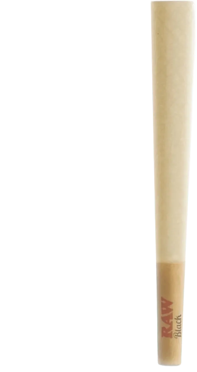 RAW Black Raw Classic Pre-rolled Cones 1-1/4 Packed with Packing Tubes - Coastal Hemp Co