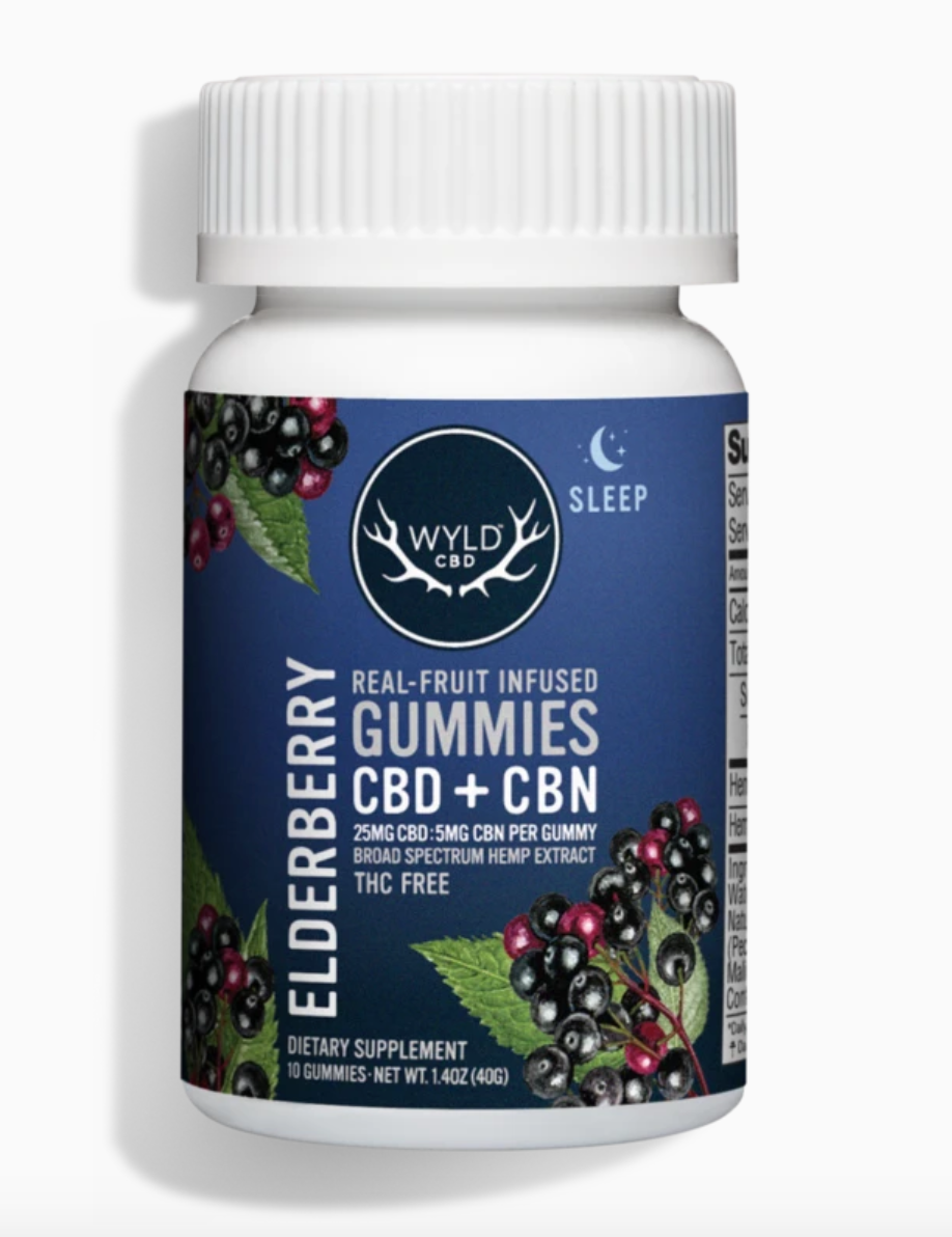 Wyld CBD + CBN Sleep Gummies - Elderberry