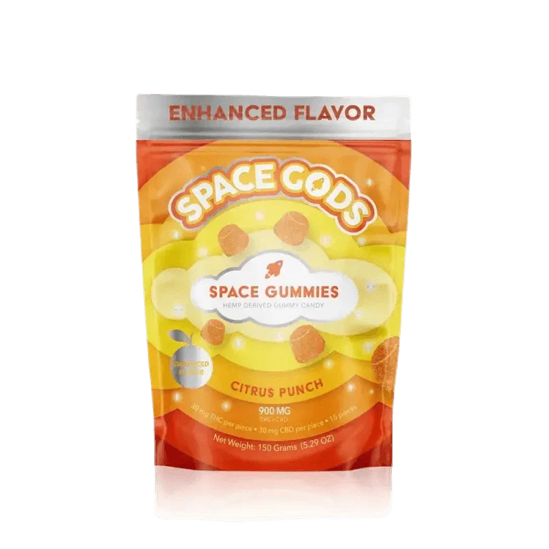 Space Gods Space Gummies - Mega Dose | THC + CBD – 15pc - Coastal Hemp Co