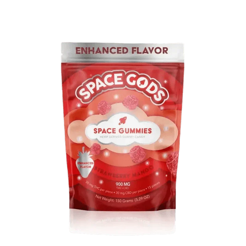 Space Gods Space Gummies - Mega Dose | THC + CBD – 15pc - Coastal Hemp Co
