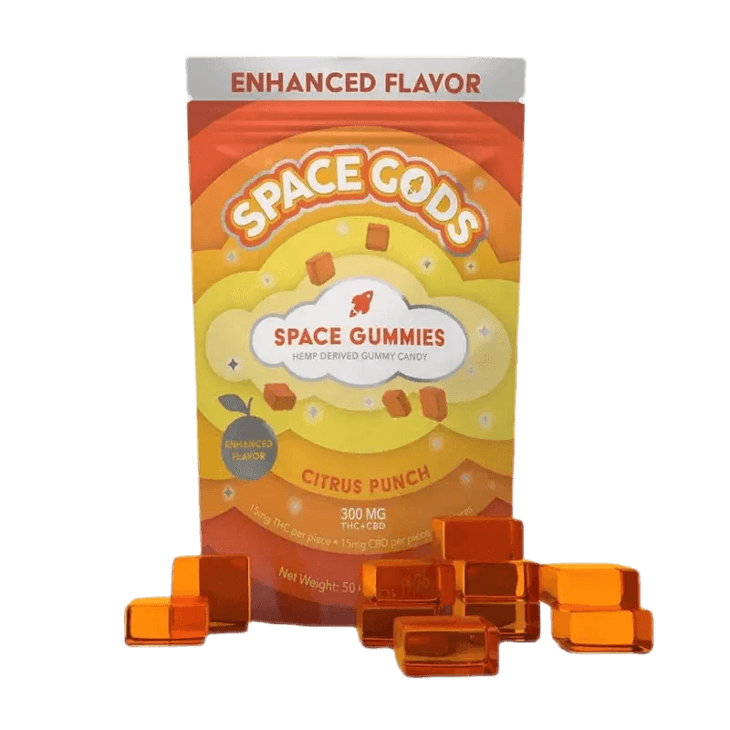 Space Gods Space Gummies – Regular Dose | THC + CBD – 10pc - Coastal Hemp Co