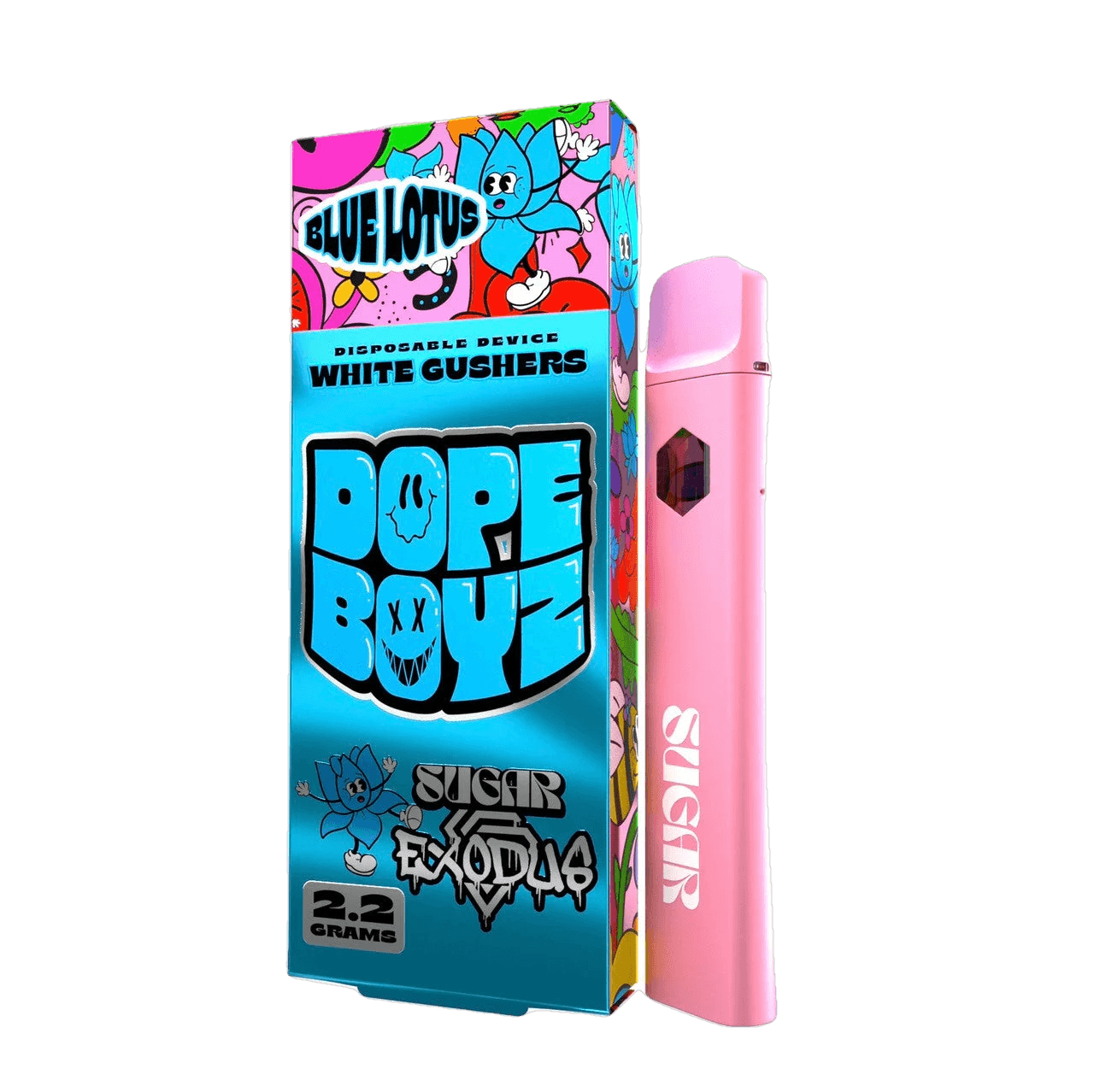 Sugar Exodus Blue Lotus Disposable 2.2g - Coastal Hemp Co