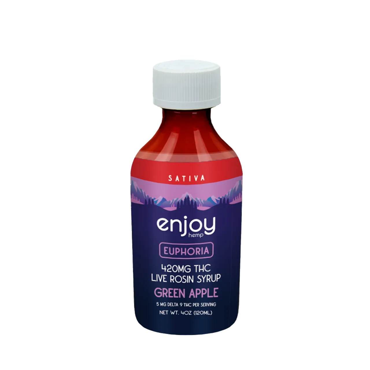 Enjoy Delta 9 THC Syrup 420 mg Live Rosin Enjoy Hemp Coastal Hemp Co