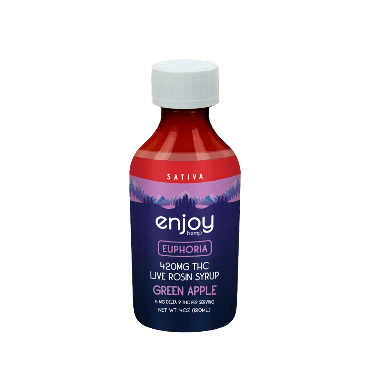 Enjoy Delta 9 THC Syrup 420 mg Live Rosin Enjoy Hemp Coastal Hemp Co