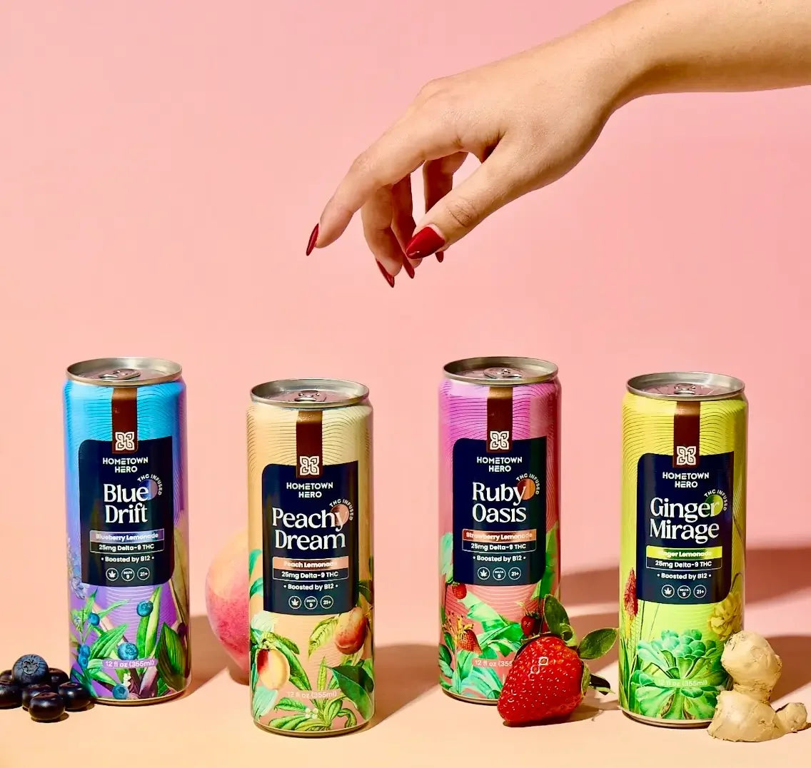 Hometown Hero THC Lemonade 25mg Hometown Hero Coastal Hemp Co