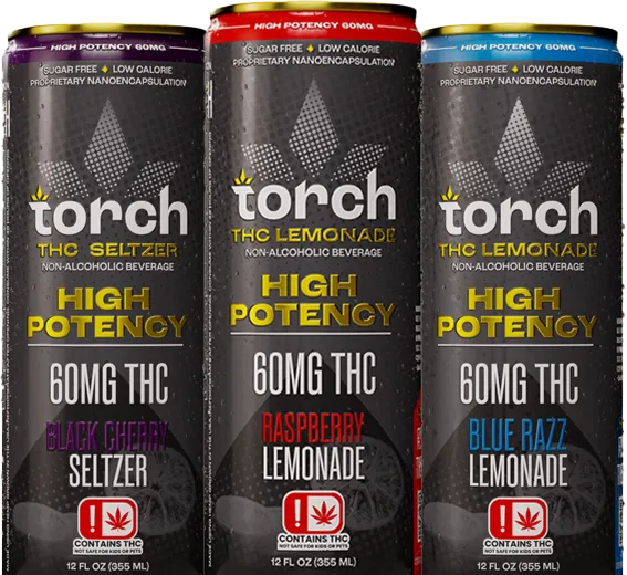 Torch THC Seltzer 60mg High Potency Torch Coastal Hemp Co