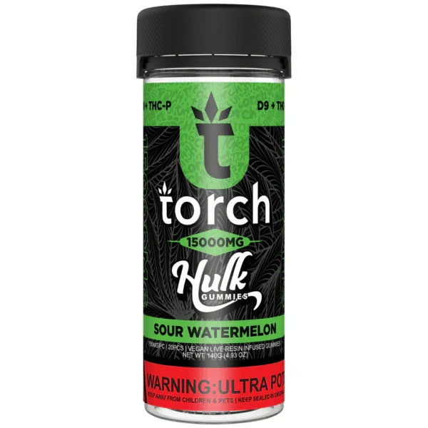Torch Hulk Gummies 15000mg 20ct Torch Coastal Hemp Co