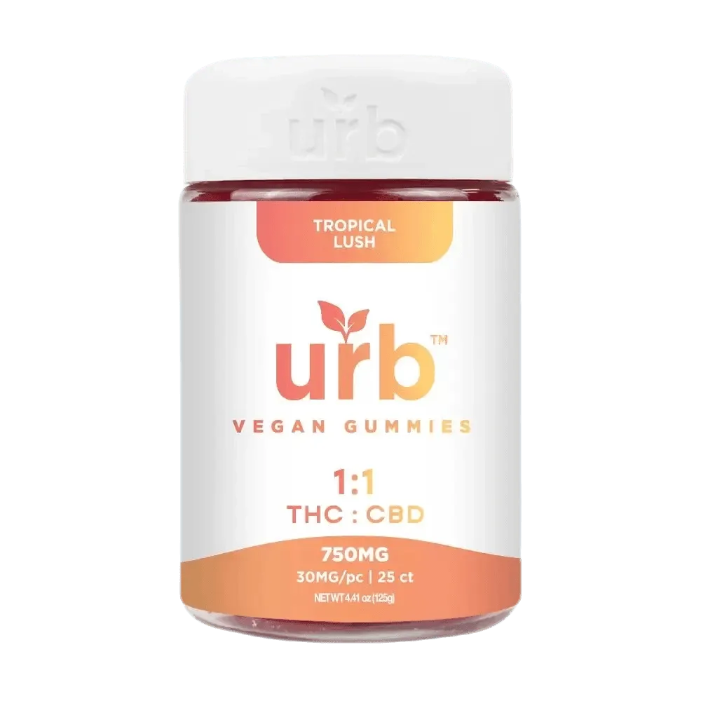Urb Delta 9 THC CBD Gummies 1:1 750MG - Coastal Hemp Co