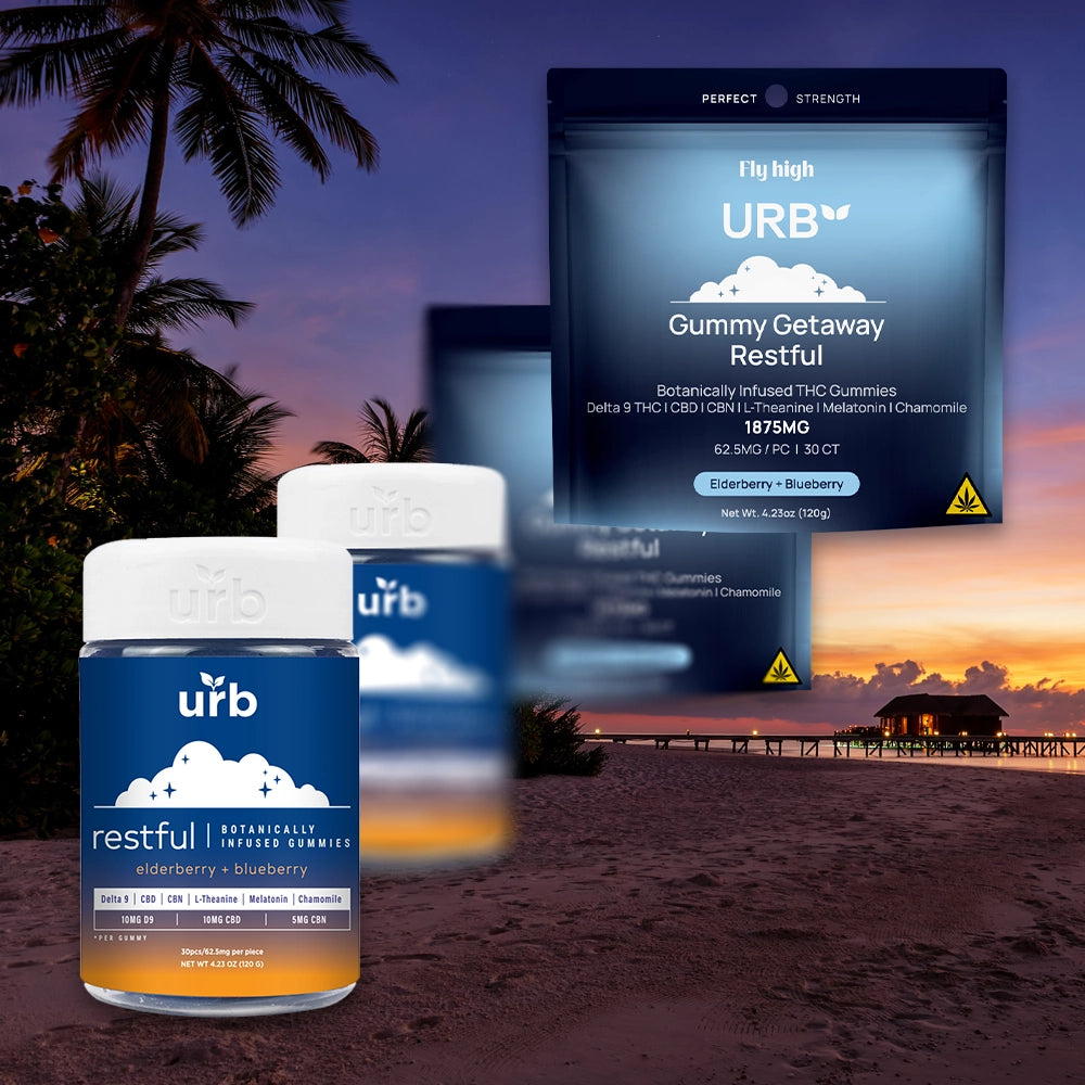Urb Restful Infused Botanical Gummies + THC