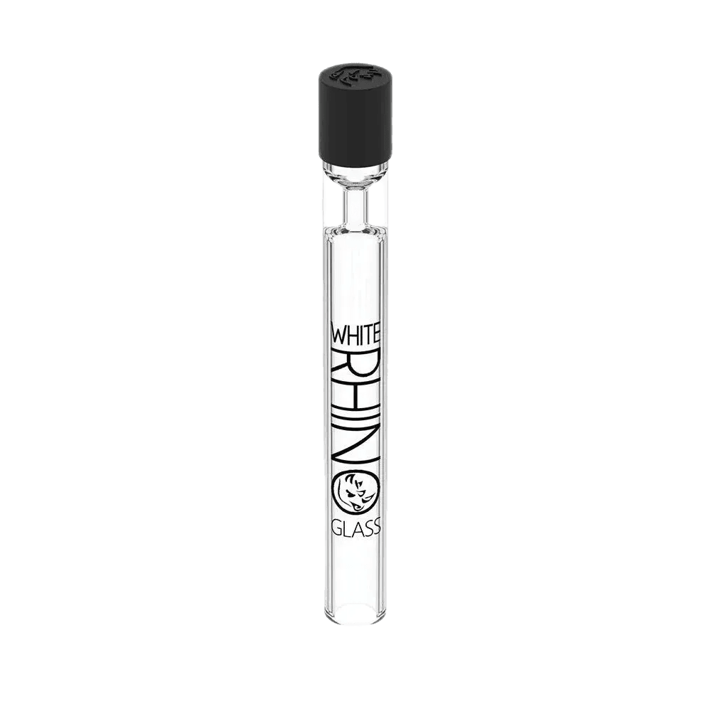 White Rhino Glass Chillum One Hitter - Coastal Hemp Co