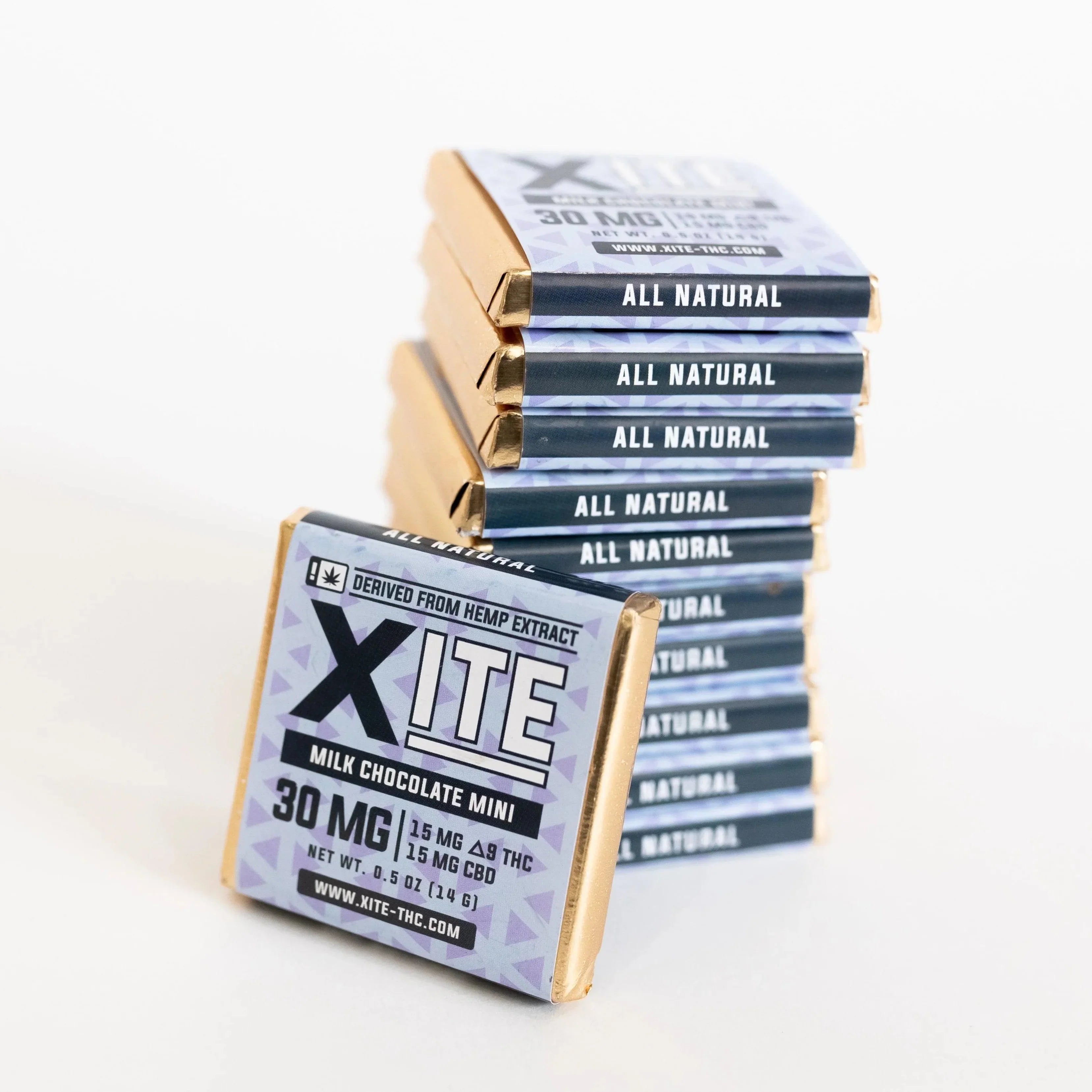XITE - D9 Chocolate Minis - 15MG D9/15MG CBD - Coastal Hemp Co