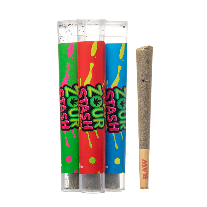 Zour Stash THCA Hash Holes Prerolls 2G - Coastal Hemp Co