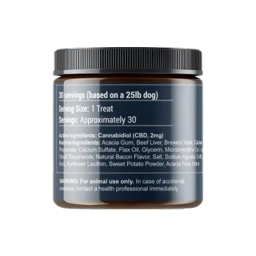 Organic CBD Dog Treats - 2 mg Beef Flavor THC Free - Coastal Hemp Co - Coastal Hemp Co