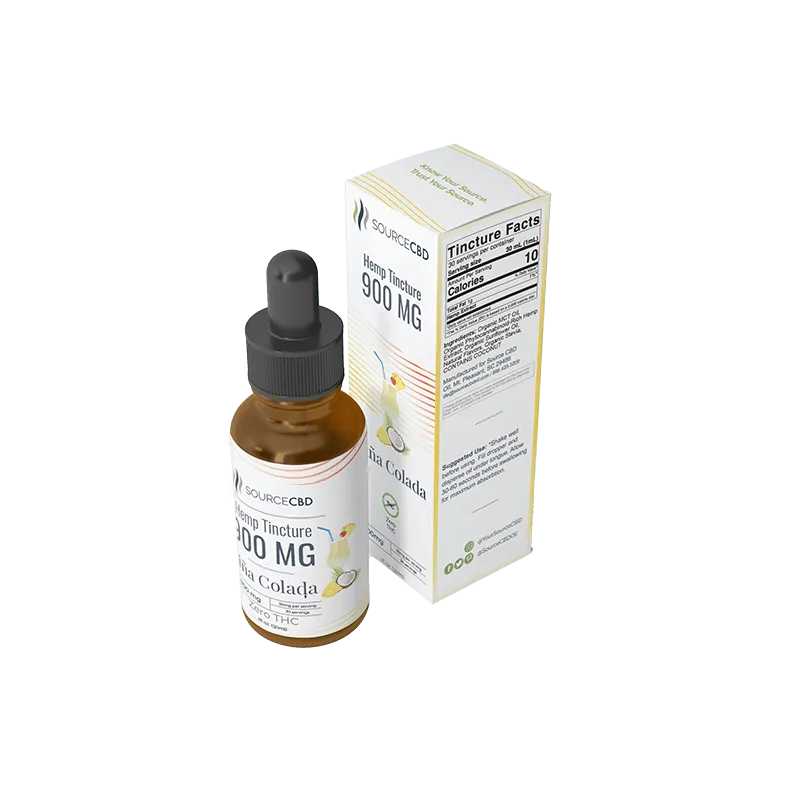 Pina Colada CBD Tincture (Full Spectrum) - Coastal Hemp Co - Coastal Hemp Co