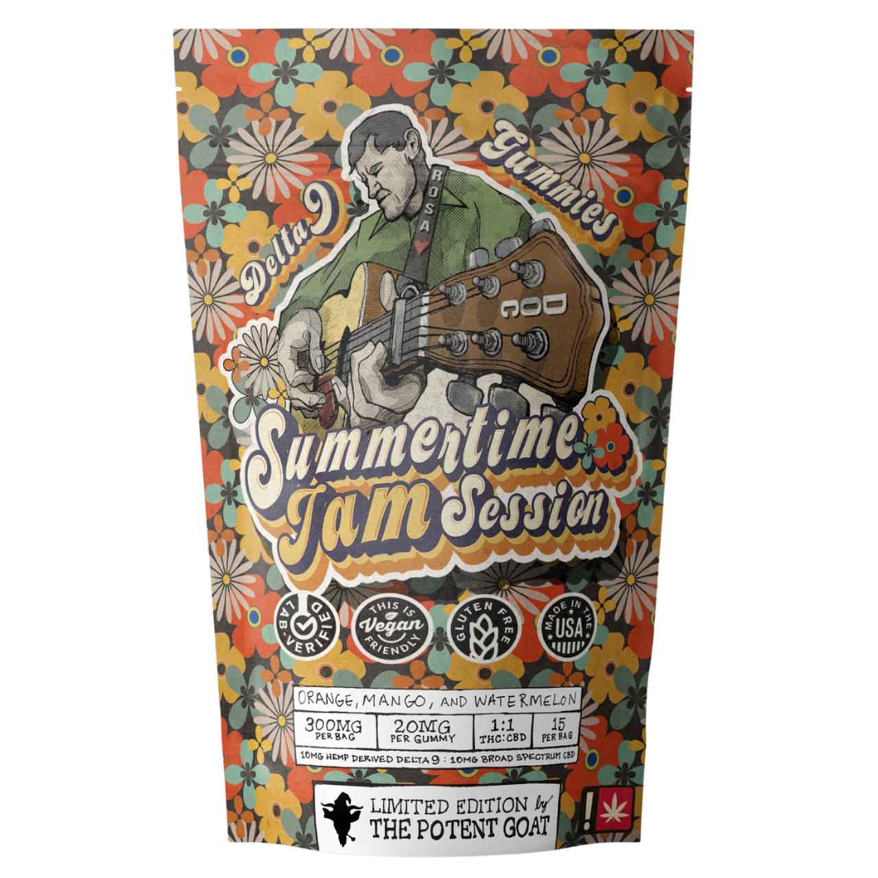 Summertime Jam Session Hemp Derived Delta 9 Gummies - Coastal Hemp Co - Coastal Hemp Co