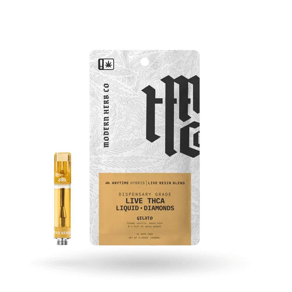 Modern Herb Co Liquid Diamonds THCA Cartridge 1G Modern Herb Co Coastal Hemp Co
