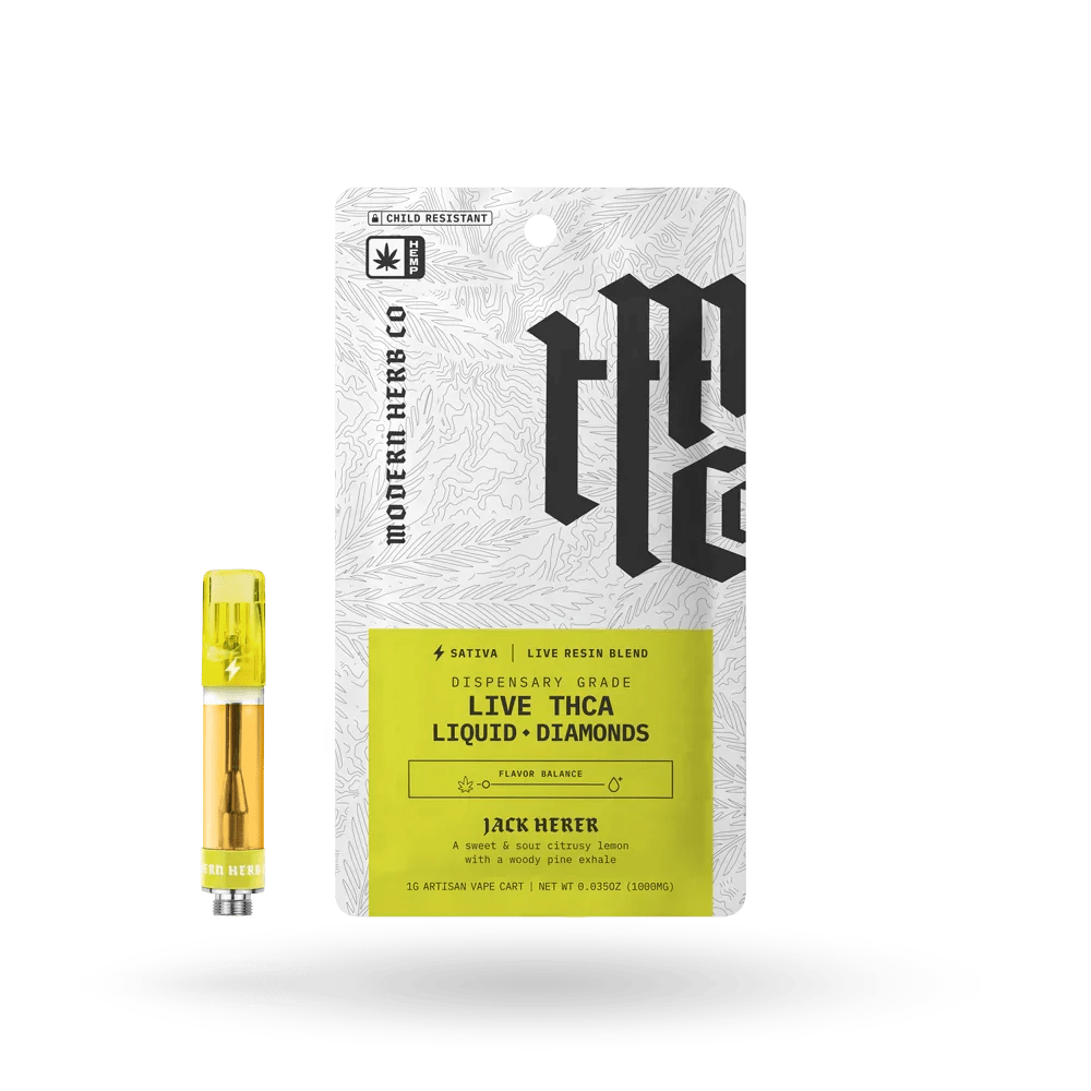 Modern Herb Co Liquid Diamonds THCA Cartridge 1G Modern Herb Co Coastal Hemp Co