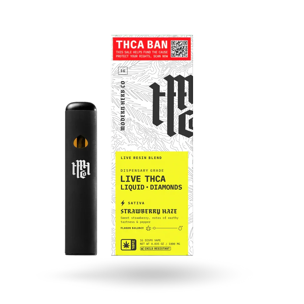 Modern Herb Co Liquid Diamonds THCA Disposable 1G Modern Herb Co Coastal Hemp Co