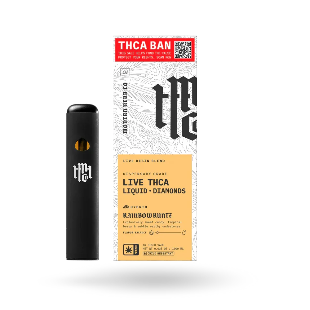 Modern Herb Co Liquid Diamonds THCA Disposable 1G Modern Herb Co Coastal Hemp Co