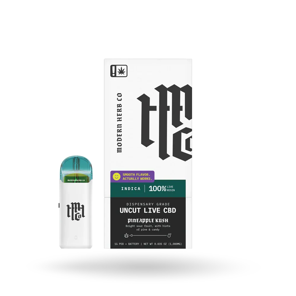 Modern Herb - Live CBD Uncut Pod Starter Kit with 1G Pod Modern Herb Co Coastal Hemp Co