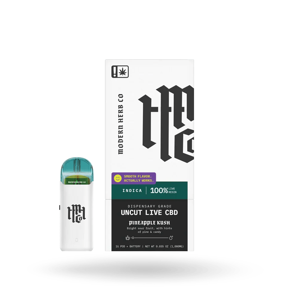 Modern Herb - Live CBD Uncut Pod Starter Kit with 1G Pod Modern Herb Co Coastal Hemp Co