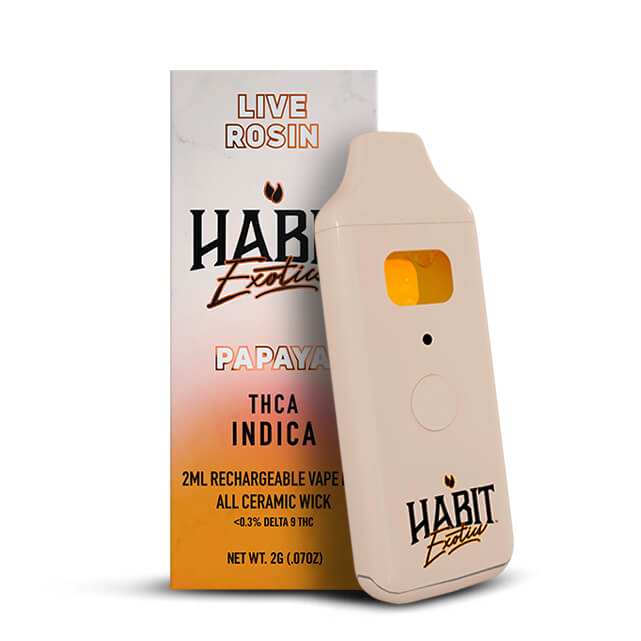 Habit THCA Exotics Live Rosin Disposable | 2G - Coastal Hemp Co