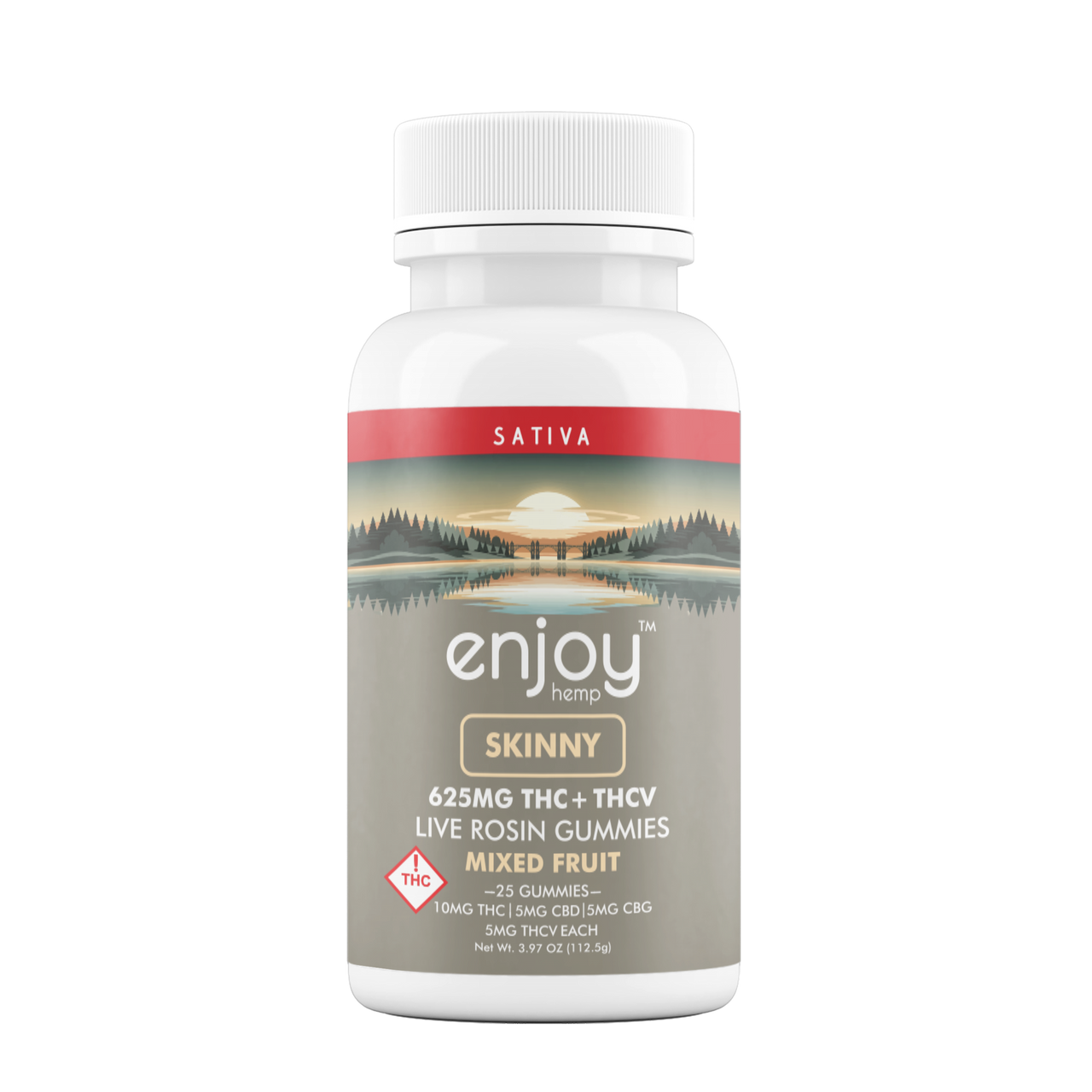 Enjoy Skinny Gummies THC + THCV Enjoy Hemp Coastal Hemp Co