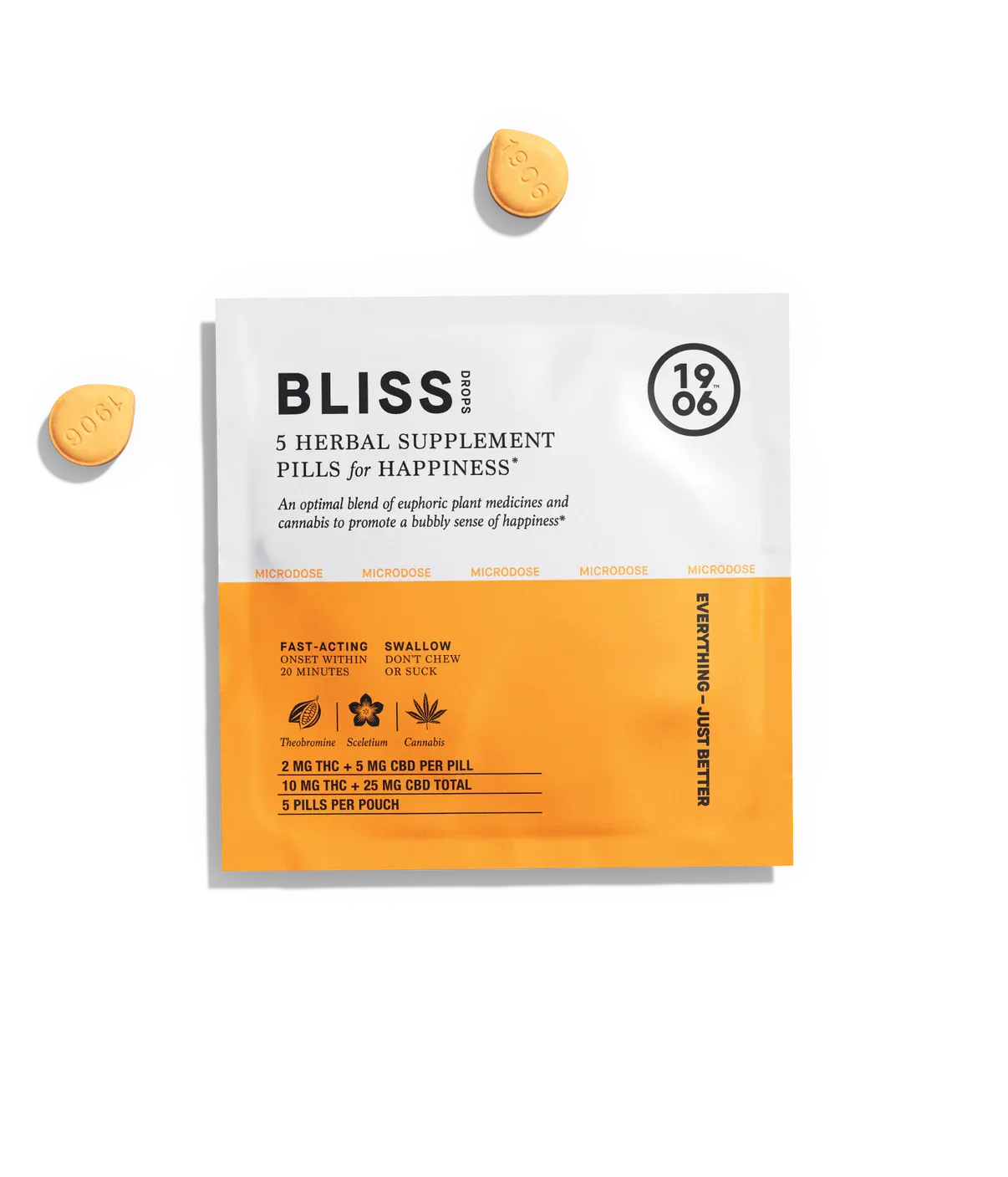 Bliss Pouch - 1906 Drops 10mg 1906 Coastal Hemp Co