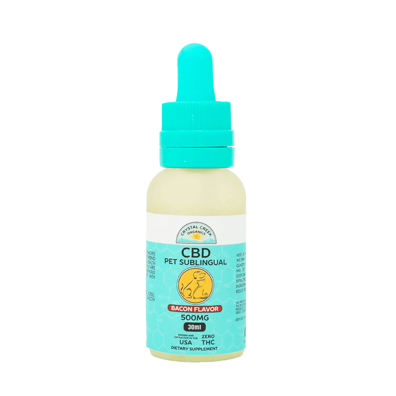 CBD Oil for Dogs Bacon Flavored 500 mg - Coastal Hemp Co - Coastal Hemp Co