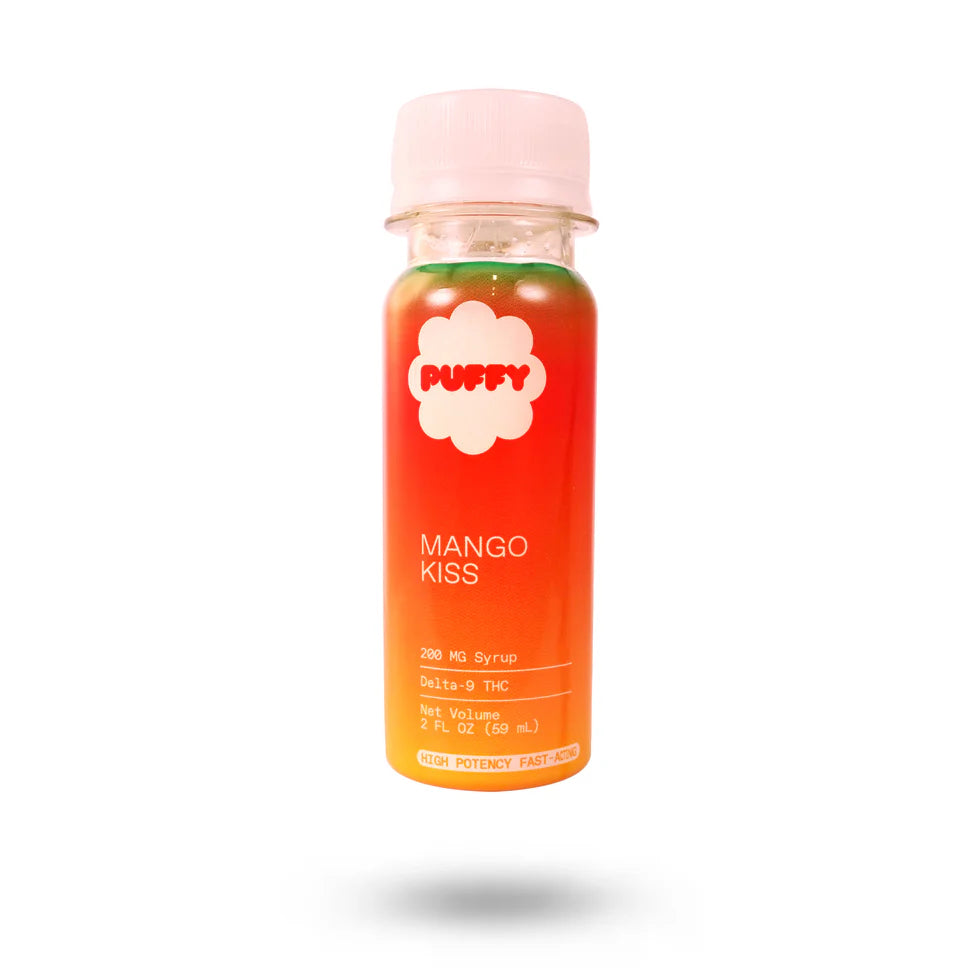 PUFFY Delta-9 Syrup 200mg Fast-Acting THC Mixer QWIN Coastal Hemp Co