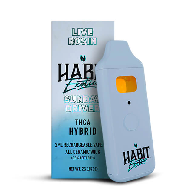 Habit THCA Exotics Live Rosin Disposable | 2G