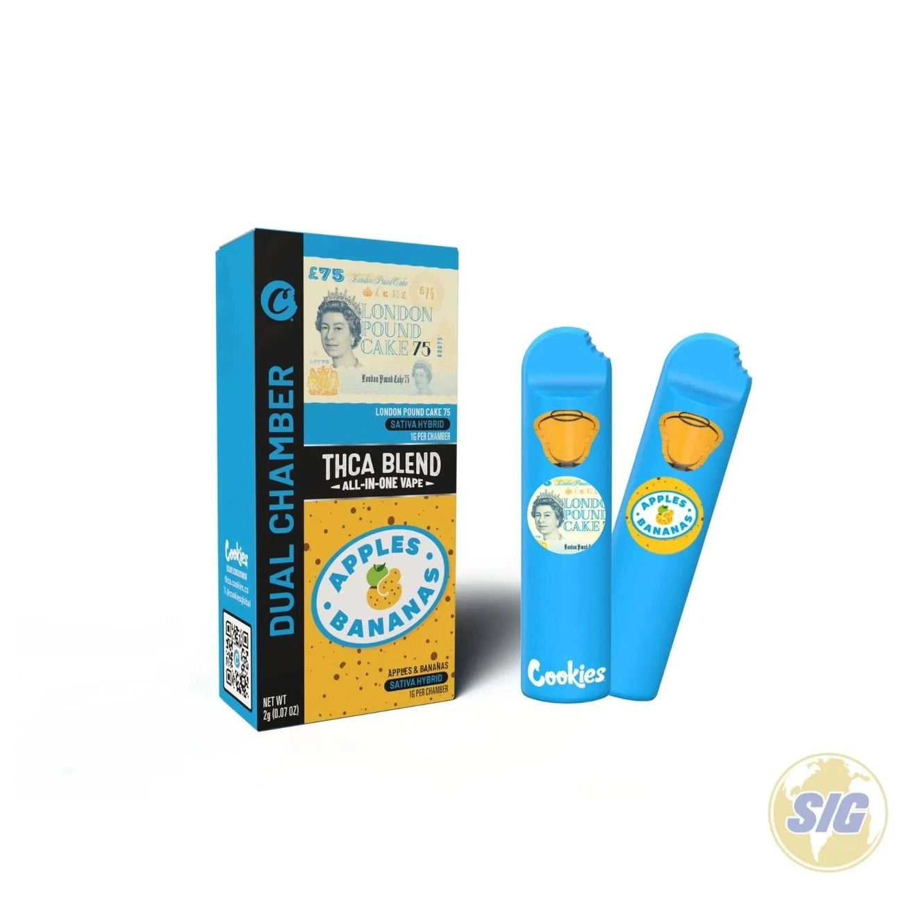 Cookies 2g Dual Chamber THCA Disposable Cookies Coastal Hemp Co