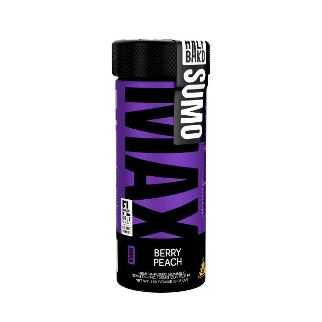 Half Bak'd D9 SUMO MAX Gummies 1000mg - Coastal Hemp Co