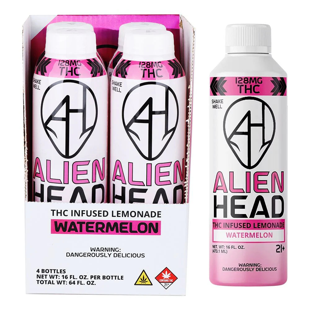 Alien Head THC Infused Lemonade 128mg - Coastal Hemp Co