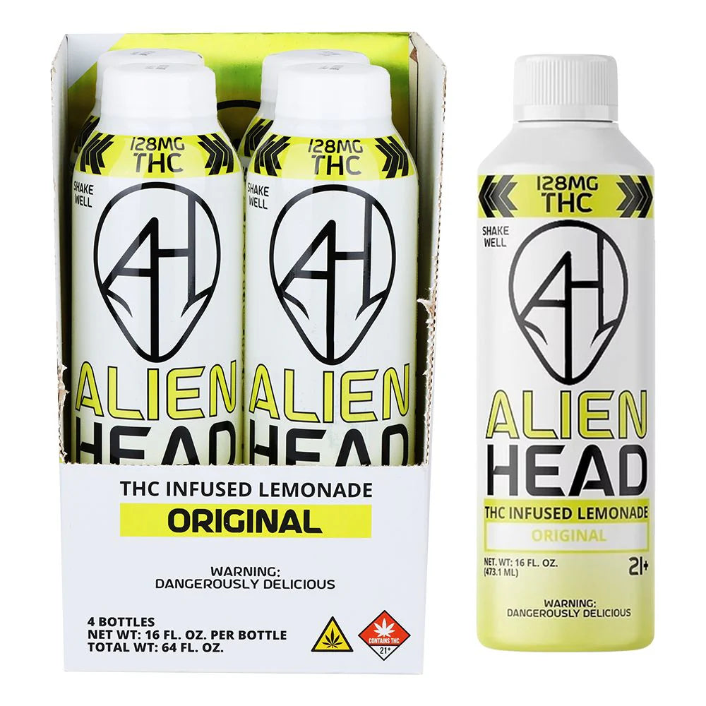 Alien Head THC Infused Lemonade 128mg - Coastal Hemp Co