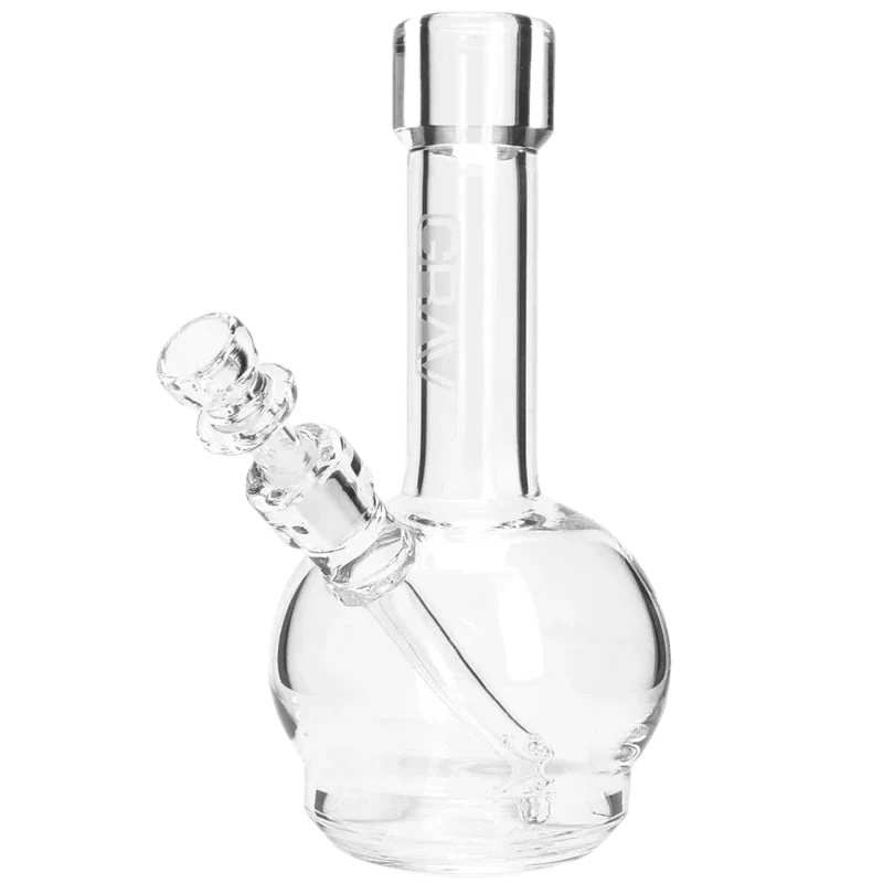 6" Grav Mini Round Base Water Pipe - Coastal Hemp Co