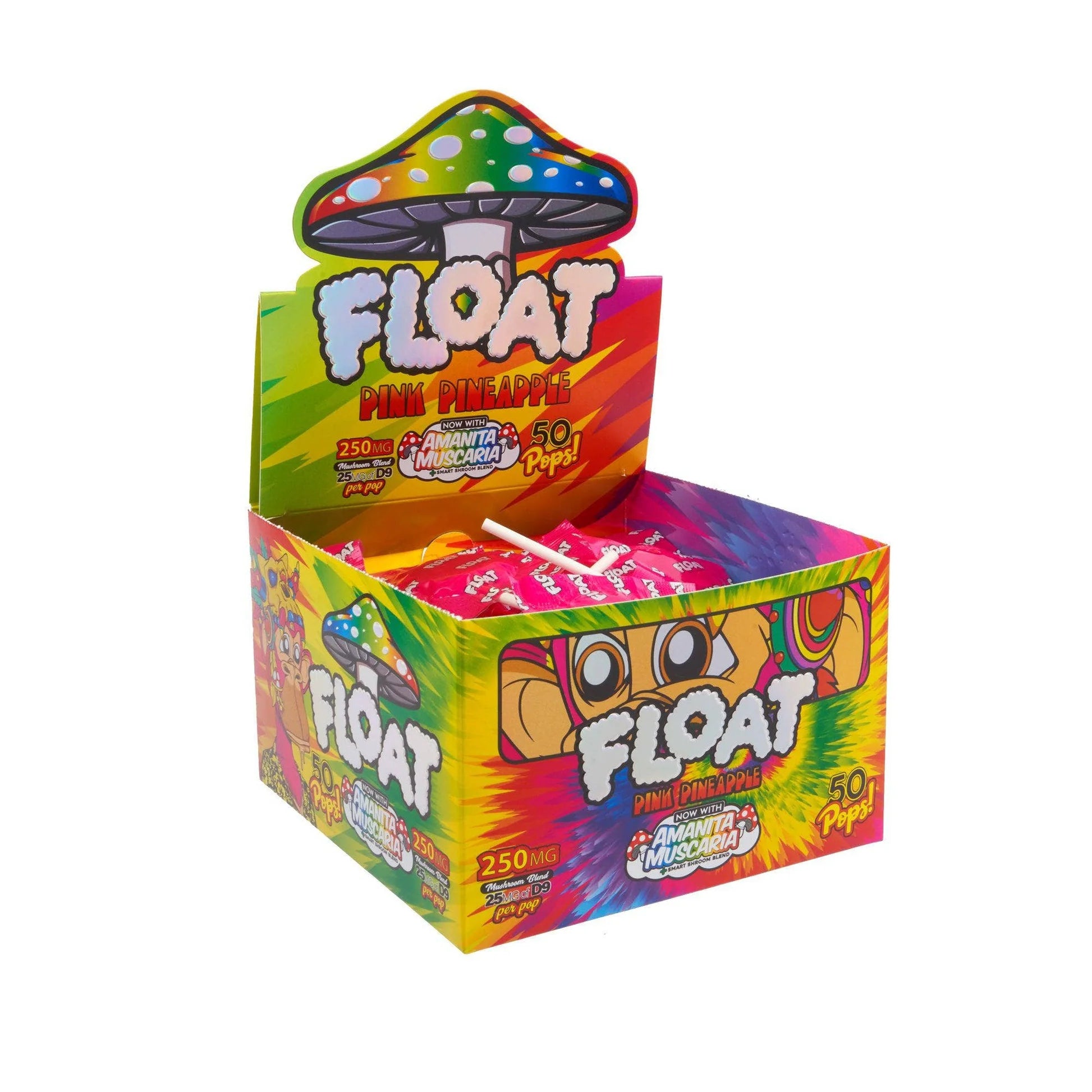 FLOAT Mushroom Lollipops 50ct Box