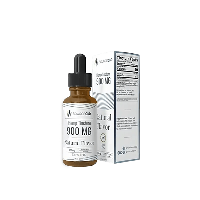 Natural Flavor CBD Oil Tincture Organic THC Free - Coastal Hemp Co - Coastal Hemp Co