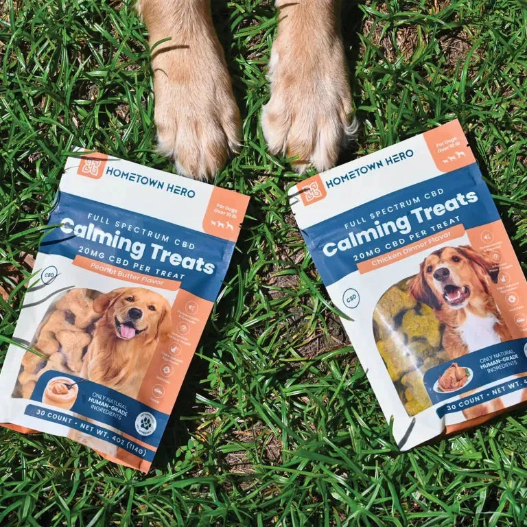 Hometown Hero Calming CBD Dog Treats Hometown Hero Coastal Hemp Co