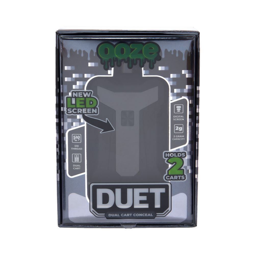 Ooze Duet - 650 mAh 510 Dual Conceal Cart Battery - Coastal Hemp Co