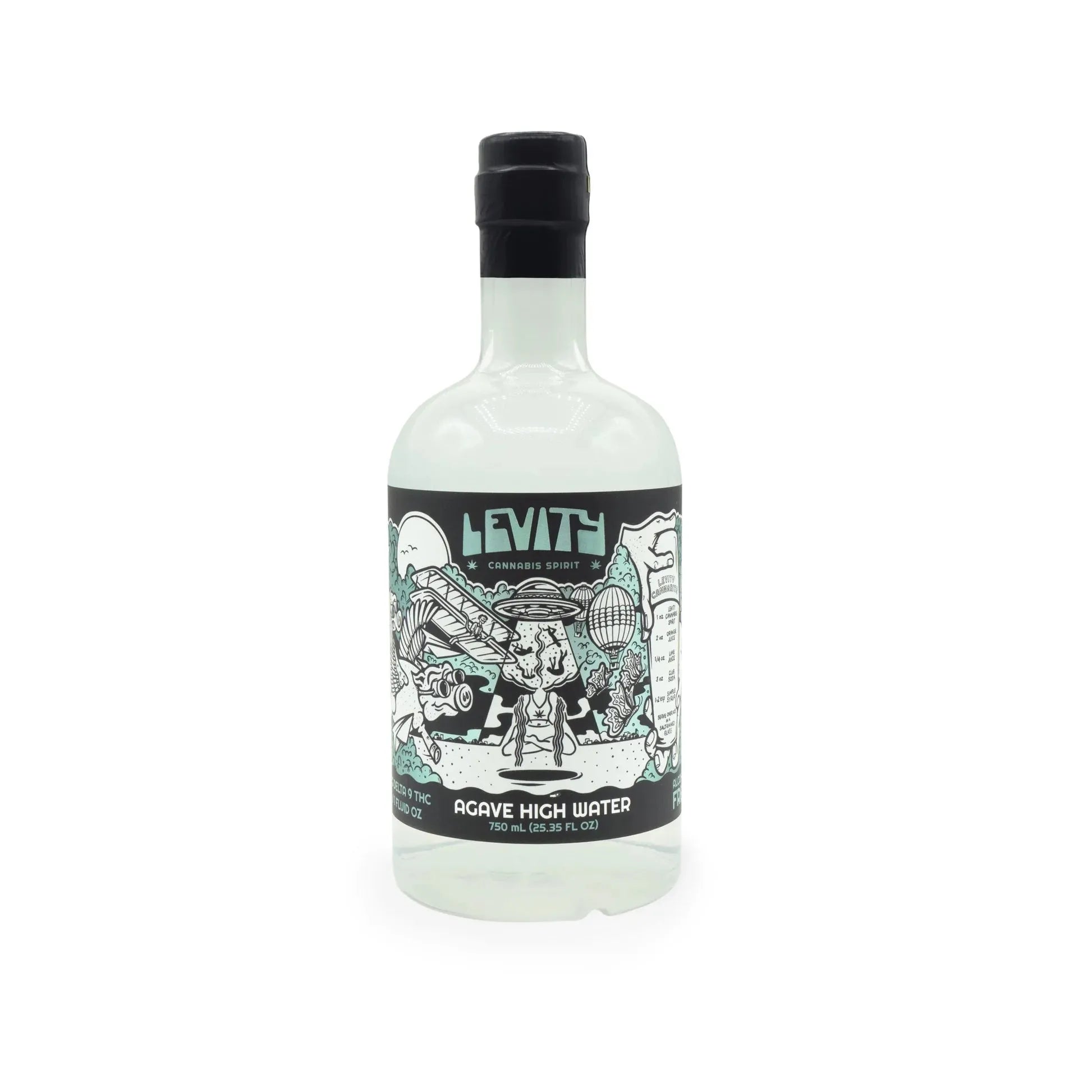 Levity Hemp Spirits 750ml Bottle Levity Coastal Hemp Co