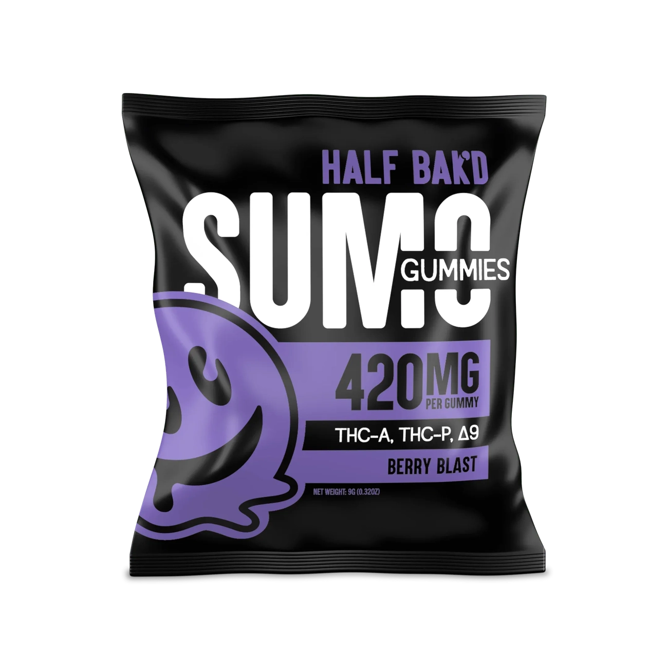 HALF BAK'D - Sumo Gummies 420mg 2ct Half Bak'd Coastal Hemp Co