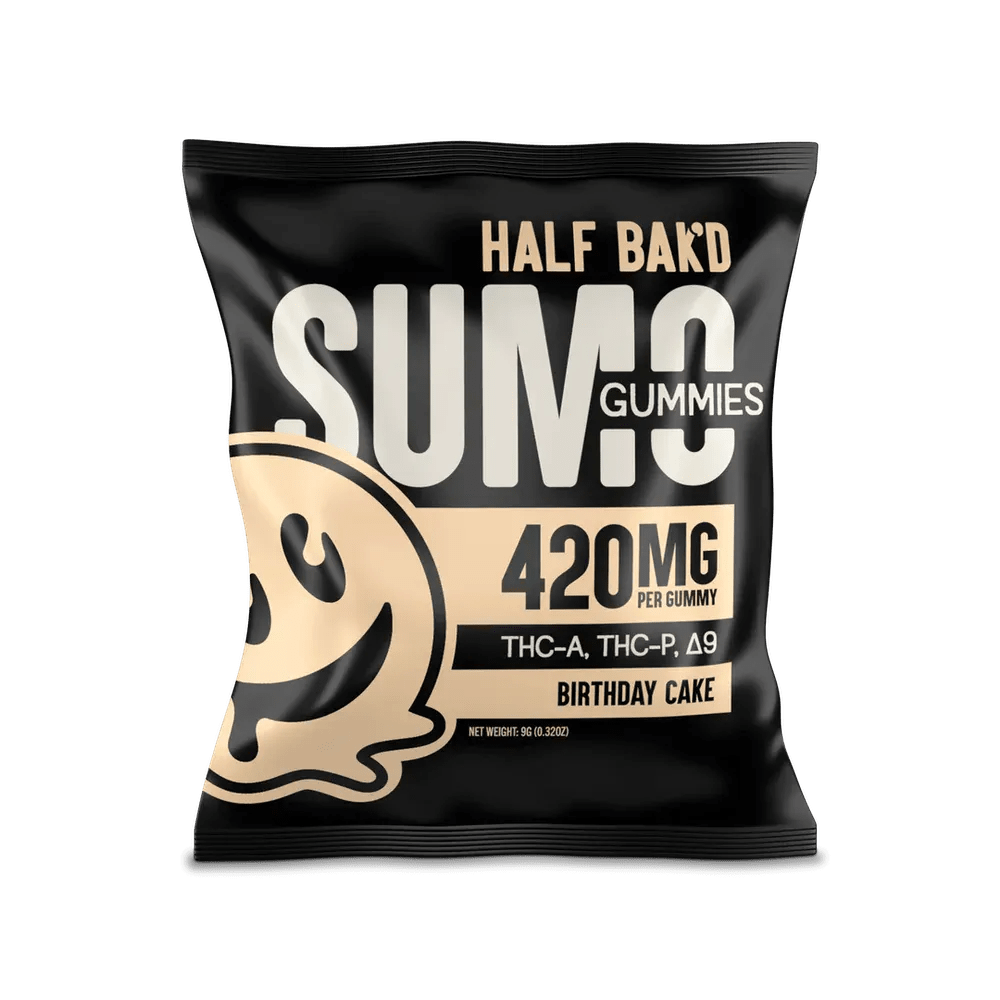 HALF BAK'D - Sumo Gummies 420mg 2ct Half Bak'd Coastal Hemp Co